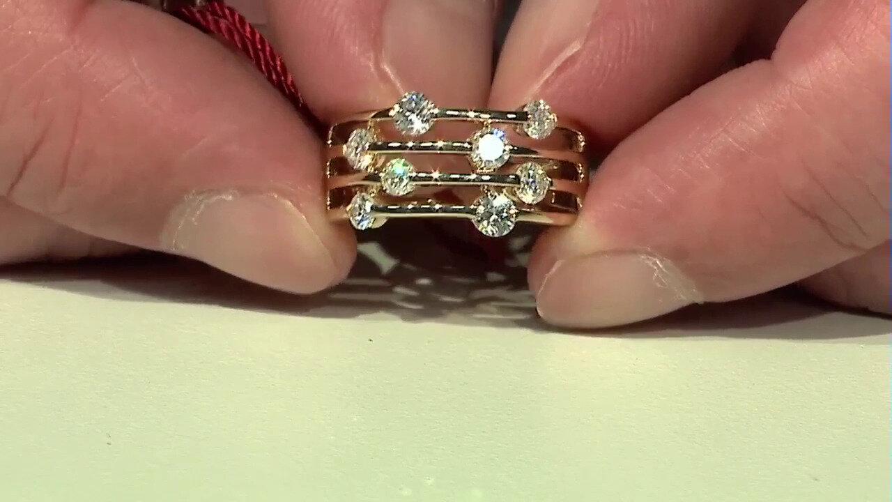 Video 14K I1 (H) Diamond Gold Ring (CIRARI)