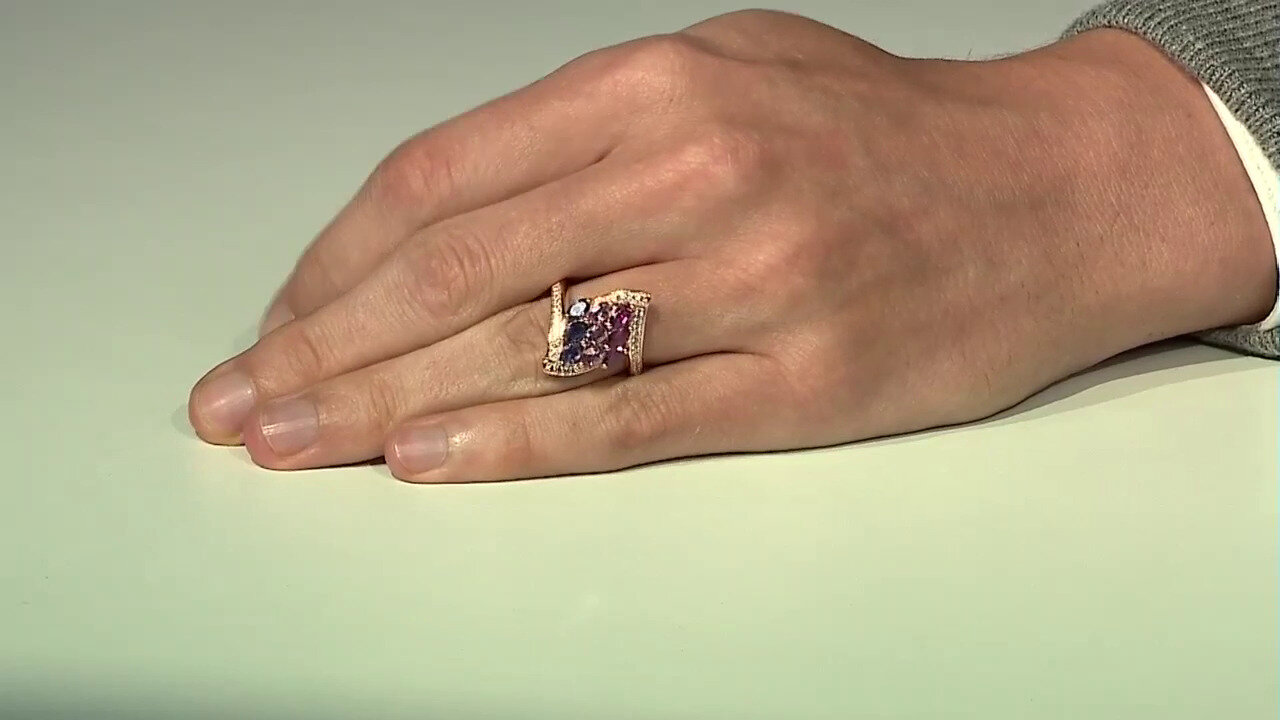 Video Rhodolite Silver Ring