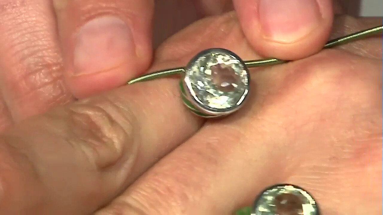 Video Ciondolo in argento con Ametista Verde (MONOSONO COLLECTION)