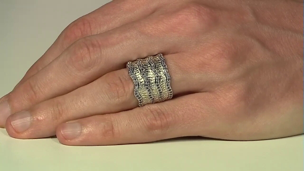 Video Zilveren ring met iolieten (SAELOCANA)