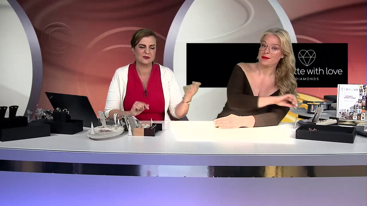 Video SI1 Argyle-Rose de France-Brillant-Goldanhänger (Annette)