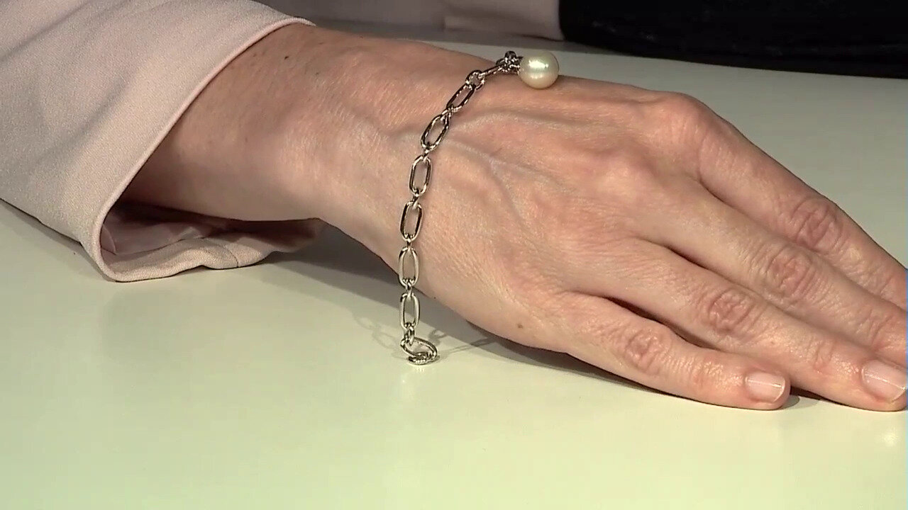 Video Kabira Golden South Sea Pearl Silver Bracelet (TPC)