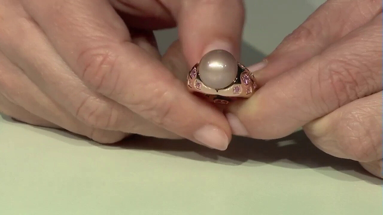 Video Ming-Perlen-Silberring (TPC)