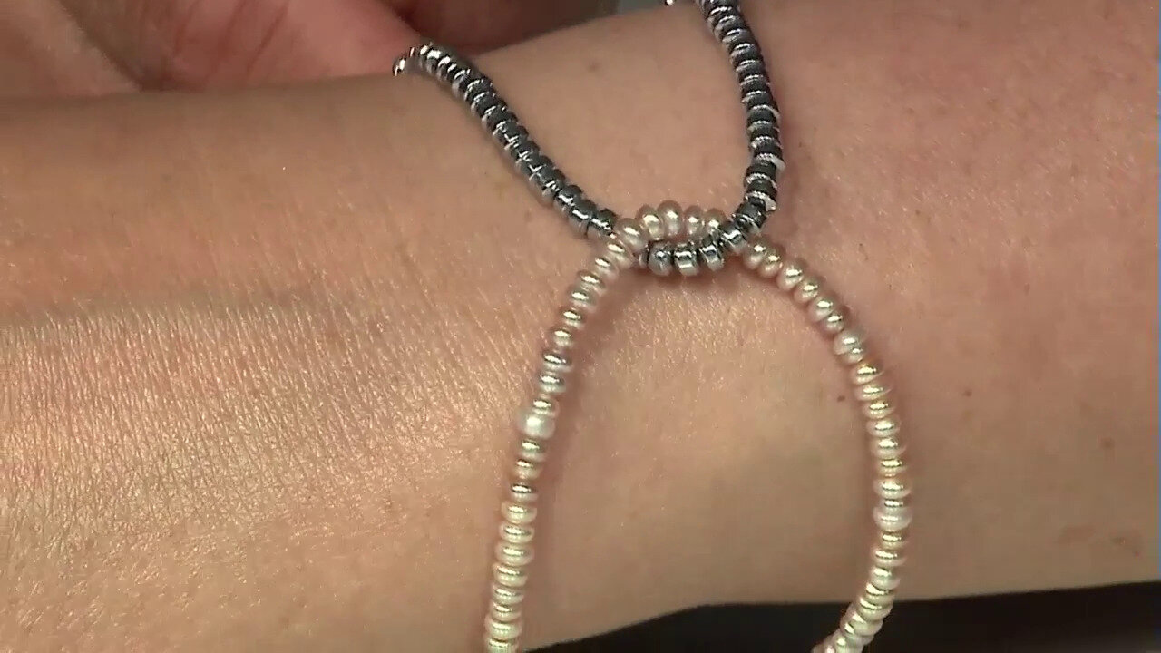 Video Black Hematite Silver Bracelet (TPC)