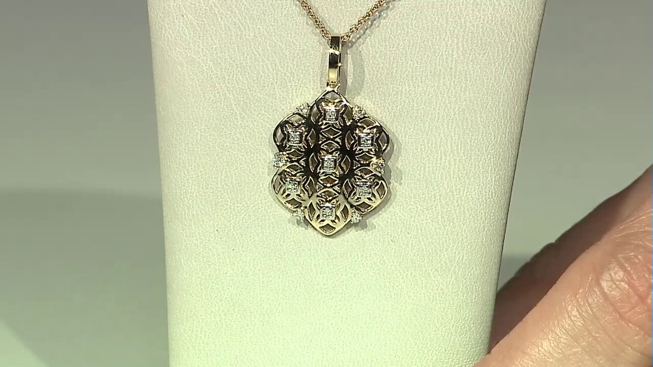 Video Gouden halsketting met I1 (I) Diamanten (Ornaments by de Melo)