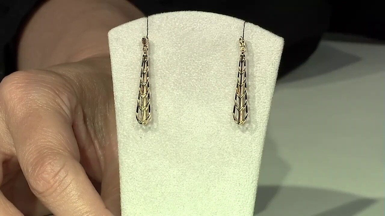 Video 9K Gold Earrings (Ornaments by de Melo)