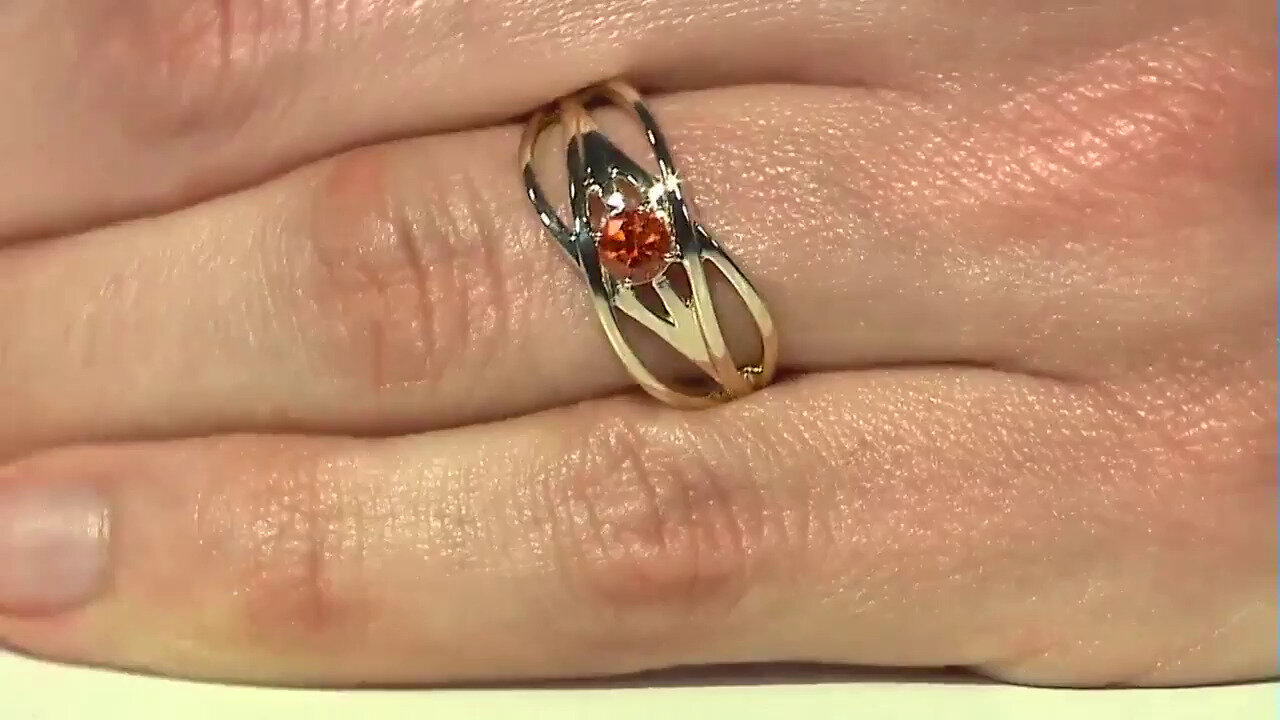 Video Gouden ring met een Californische Spessartijn (Amanda Adkins)