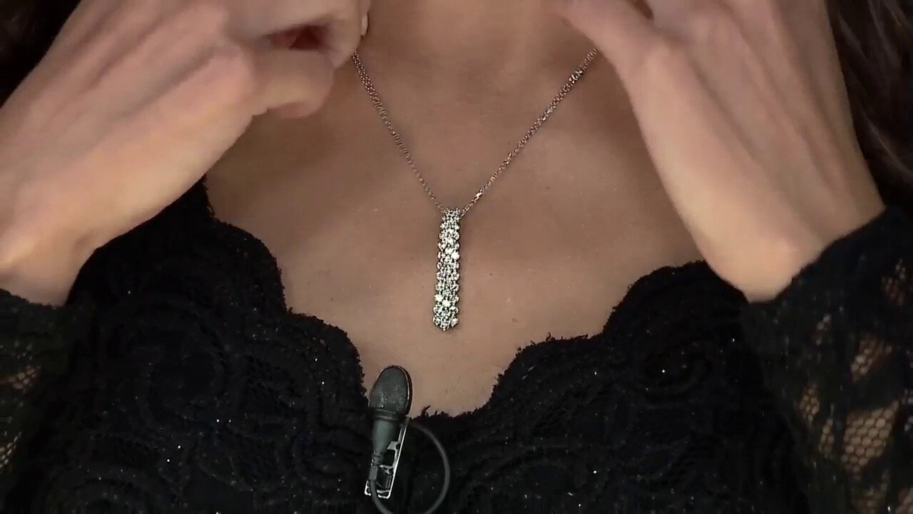 Video 14K I1 (H) Diamond Gold Necklace (CIRARI)