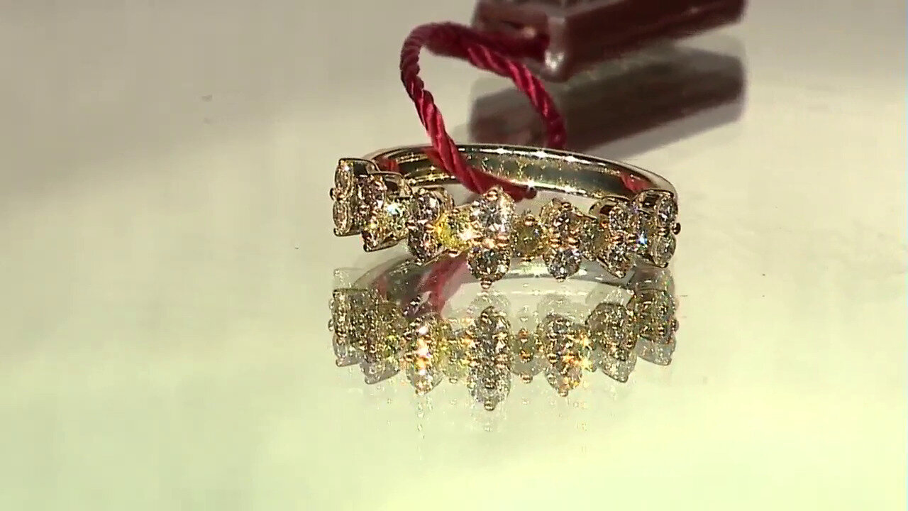 Video Bague en or et Diamant fancy SI2 (CIRARI)