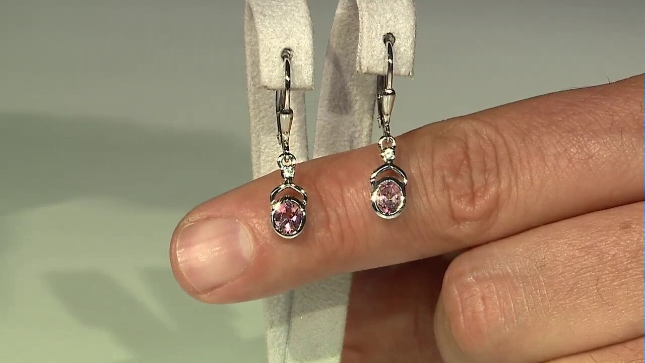 Video Zilveren oorbellen met toermalijnen