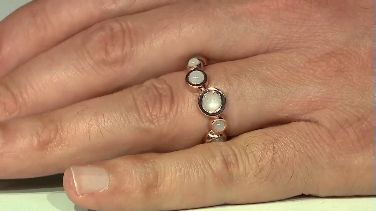 Video Zilveren ring met witte maanstenen (KM by Juwelo)