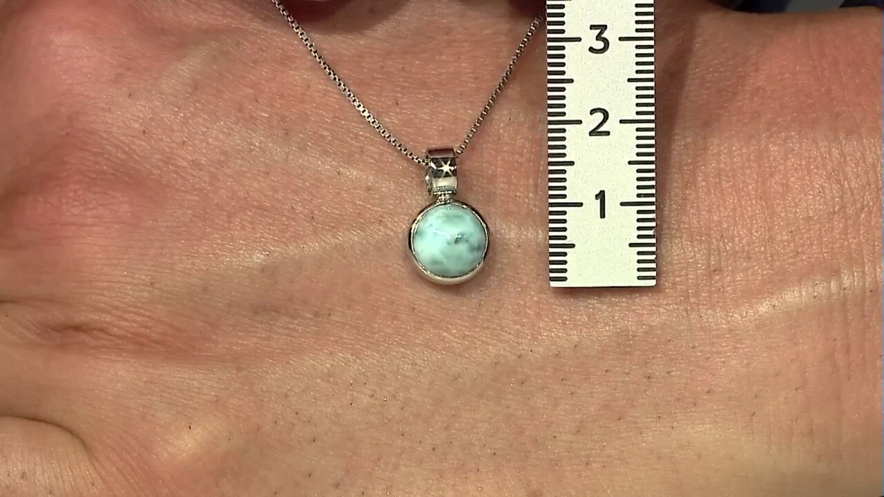 Video Larimar Silver Pendant