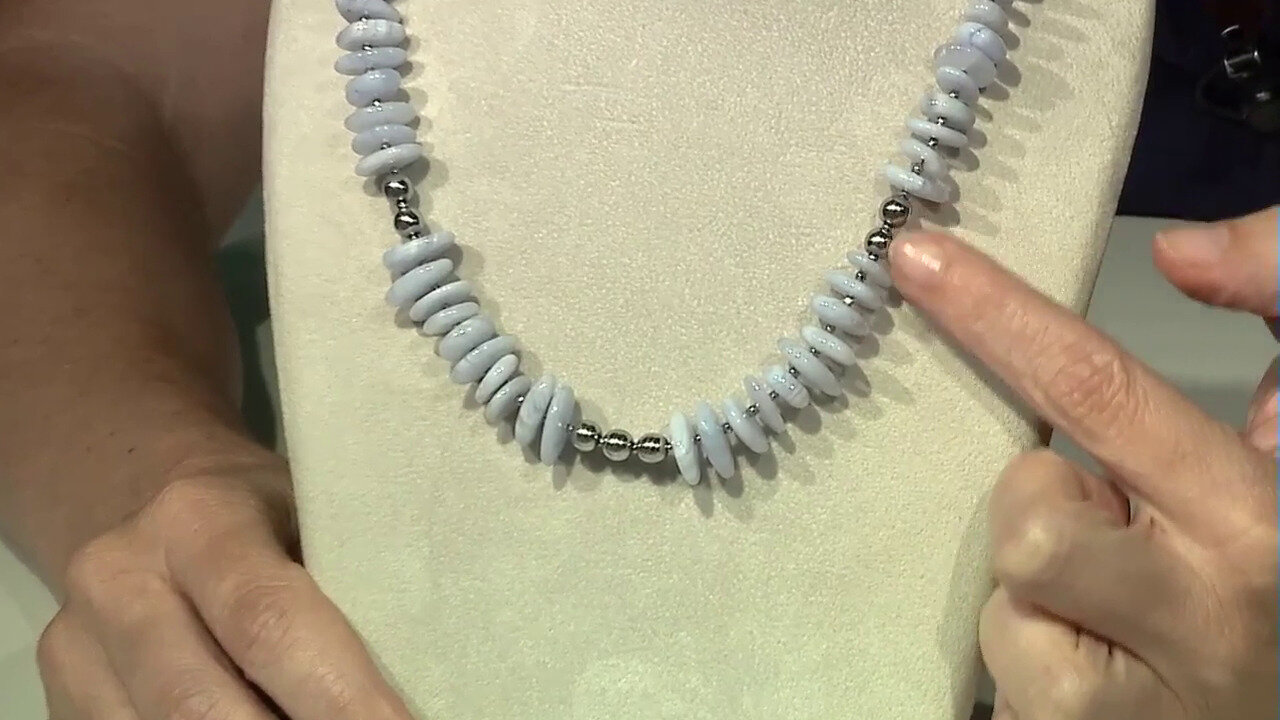 Video Silver Hematite Silver Necklace