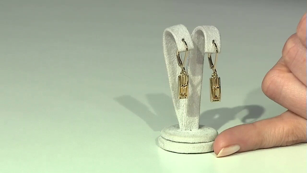 Video Citrine Silver Earrings (TPC)