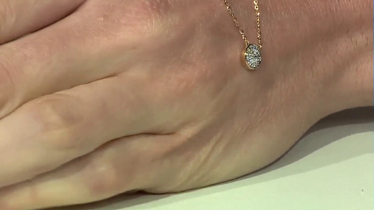 Video 18K IF (D) Diamond Gold Necklace (Annette)