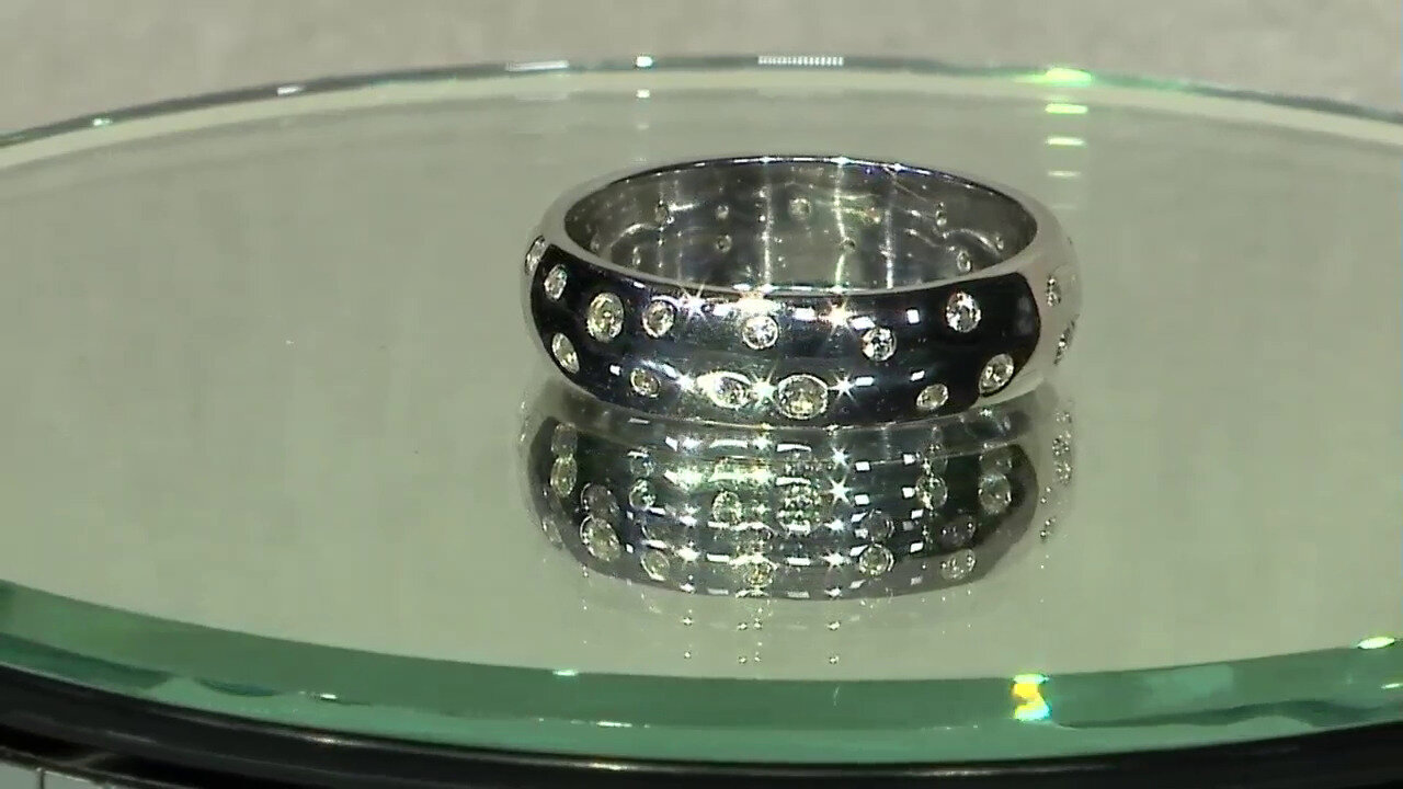 Video Bague en argent et Zircon (de Melo)