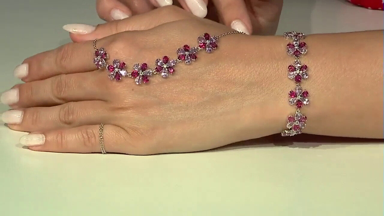 Video Edelstein-Silberarmband