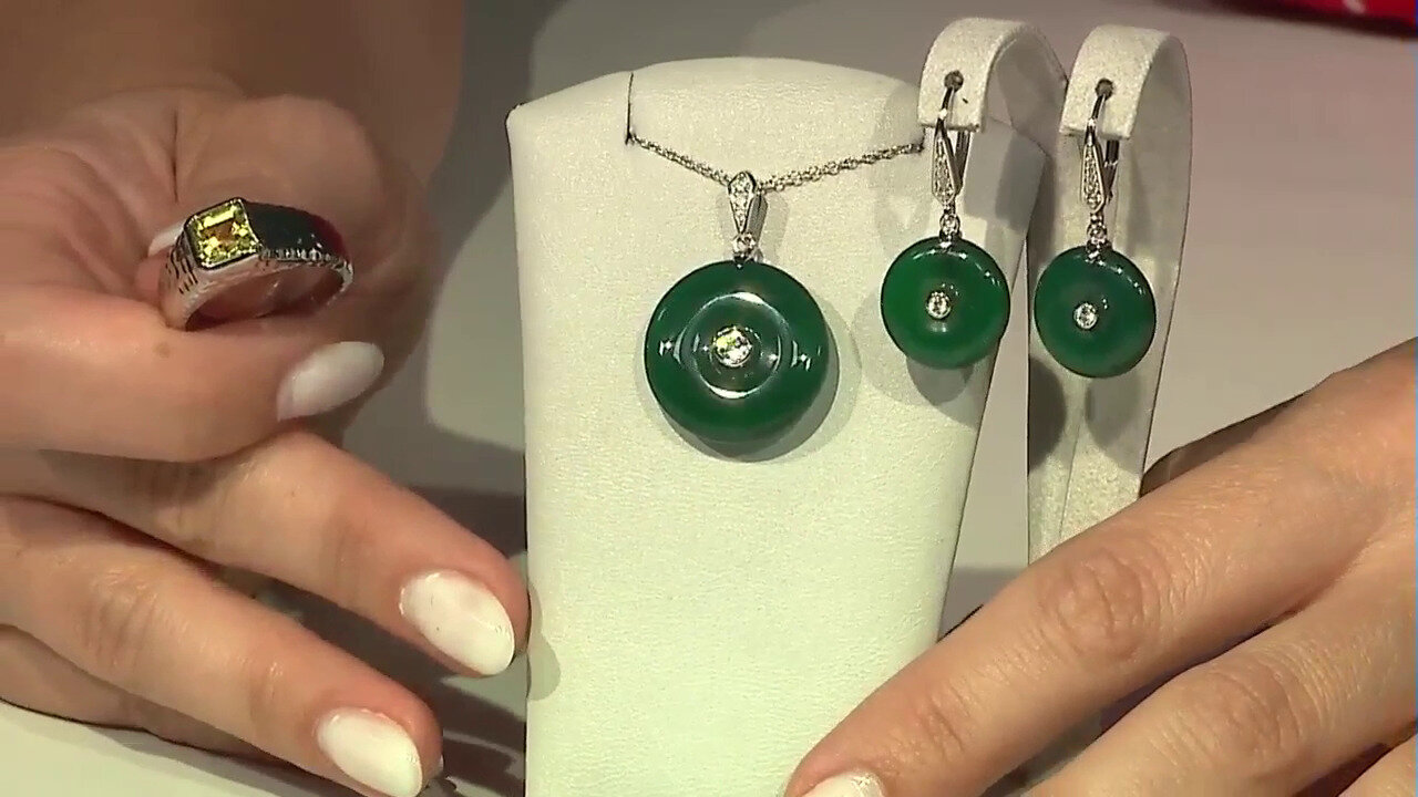 Video Zilveren ring met een Limoen Kwarts