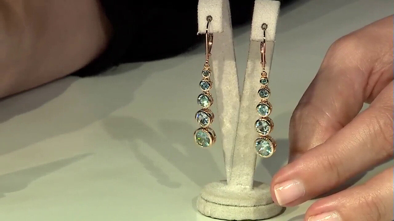 Video Boucles d'oreilles en or et Zircon de Ratanakiri (KM by Juwelo)