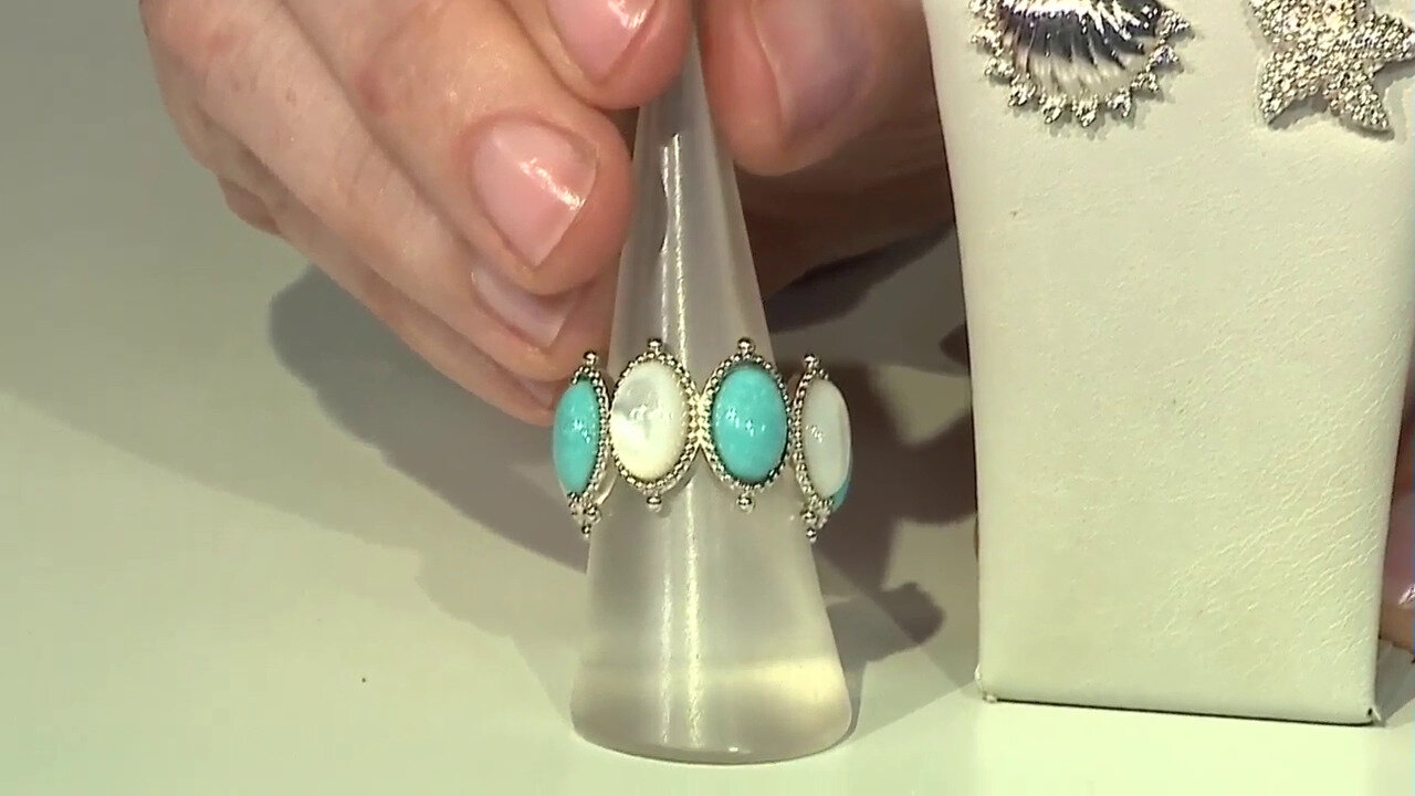 Video Kingman Turquoise Silver Ring (Dallas Prince Designs)
