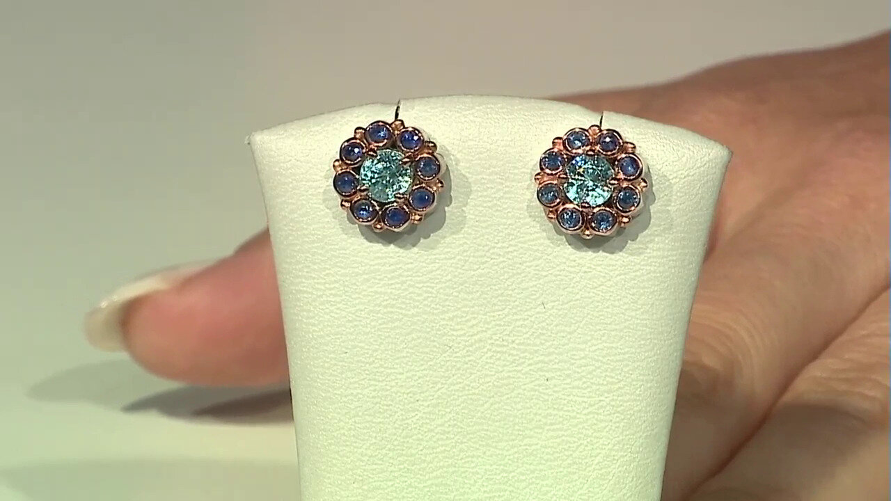 Video Ratanakiri Zircon Silver Earrings (Dallas Prince Designs)