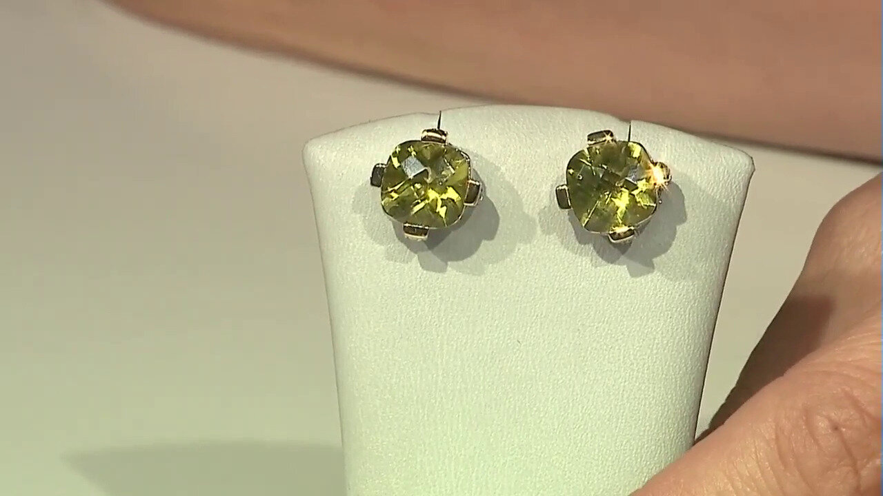 Video Boucles d'oreilles en argent et Quartz de l'Ouro Verde (Dallas Prince Designs)