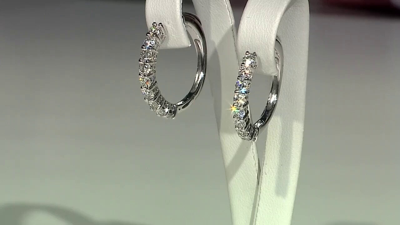Video Boucles d'oreilles en or et Diamant I1 (H) (CIRARI)