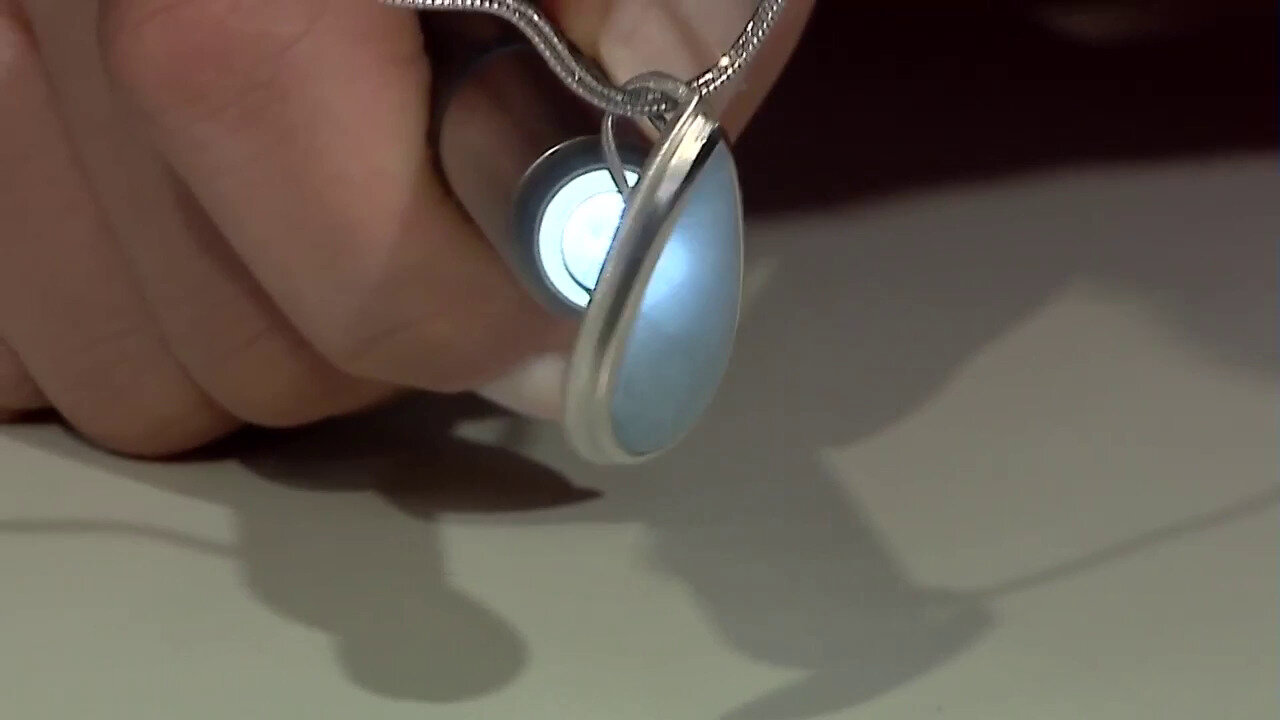 Video Aquamarine Silver Pendant (MONOSONO COLLECTION)