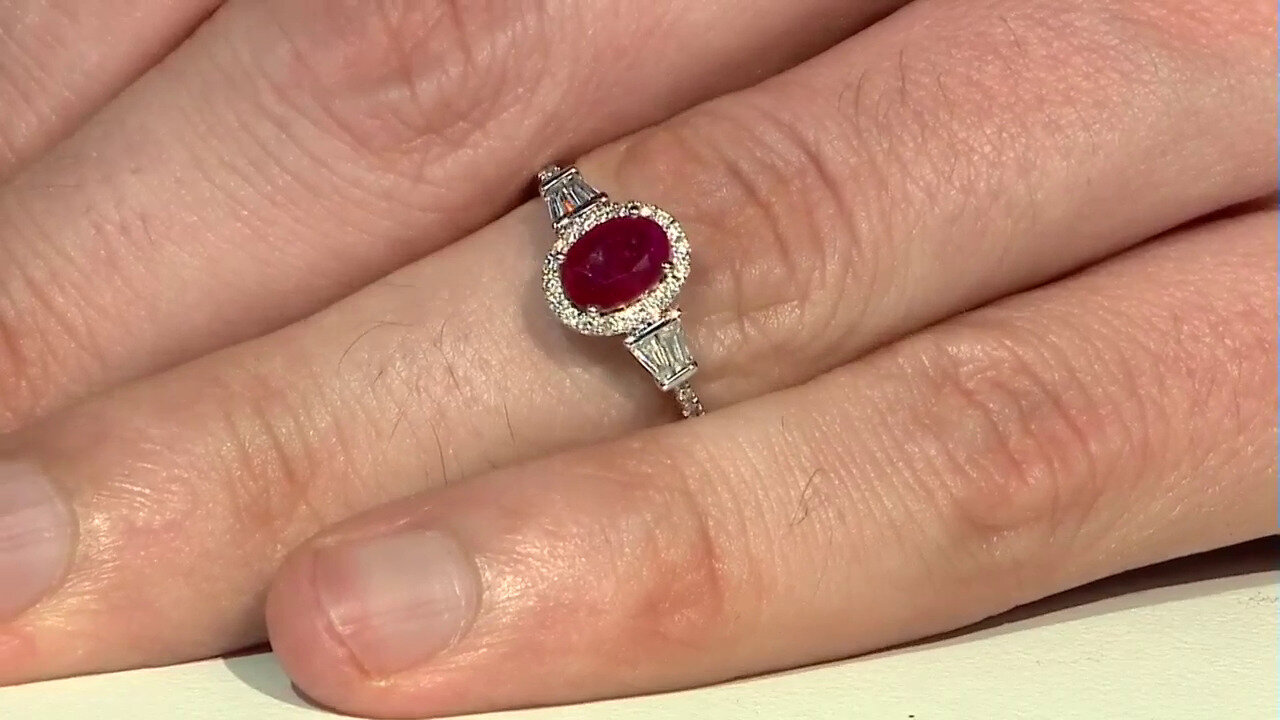 Video 10K AAA Mozambique Ruby Gold Ring