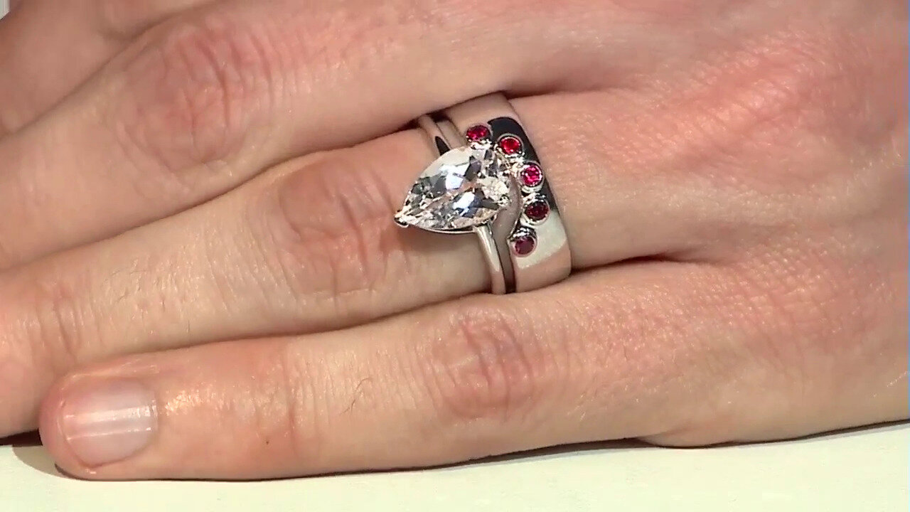 Video Anello in argento con Danburite (de Melo)