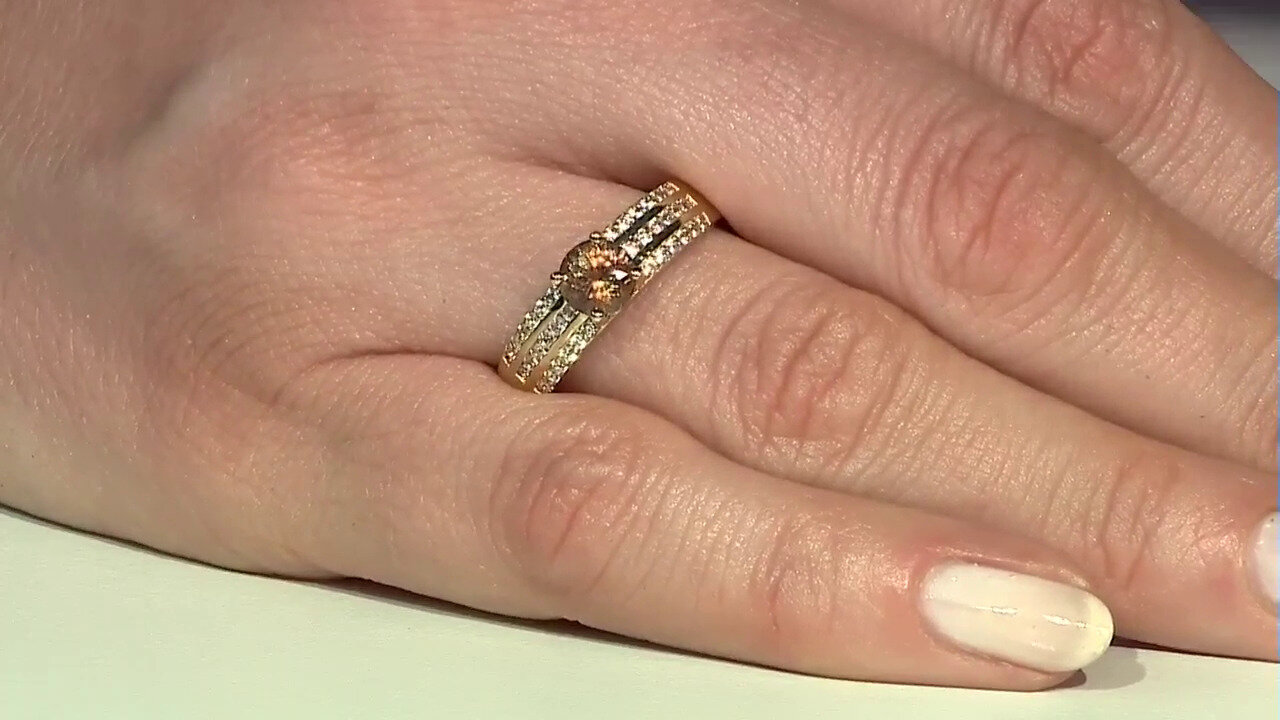 Video Gouden ring met een andalusiet