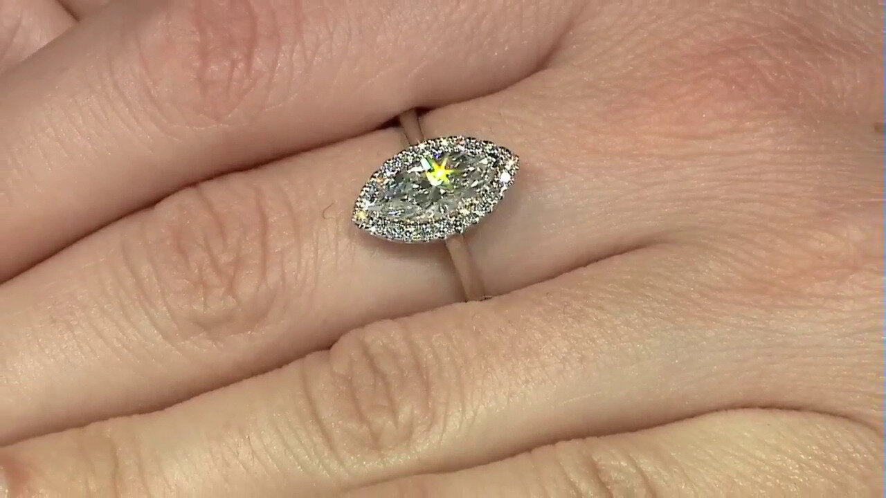 Video Gouden ring met een Diamant DI2 (J) (CIRARI)