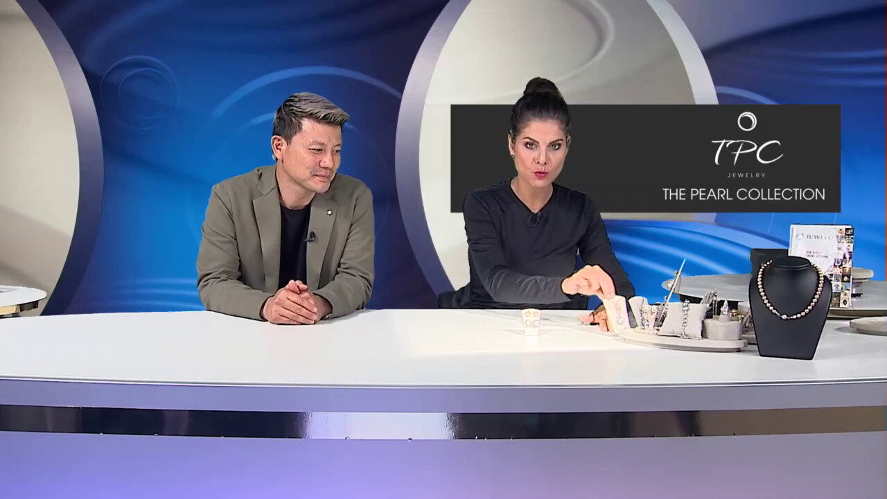 Video Süßwasserzuchtperlen-Silberohrringe (TPC)
