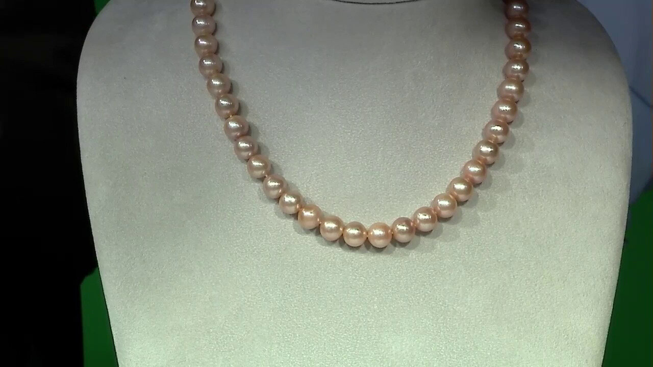 Video Ming-Perlen-Silberhalskette (TPC)
