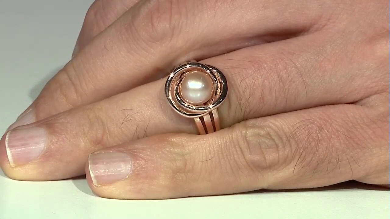 Video Ming Pearl Silver Ring (TPC)