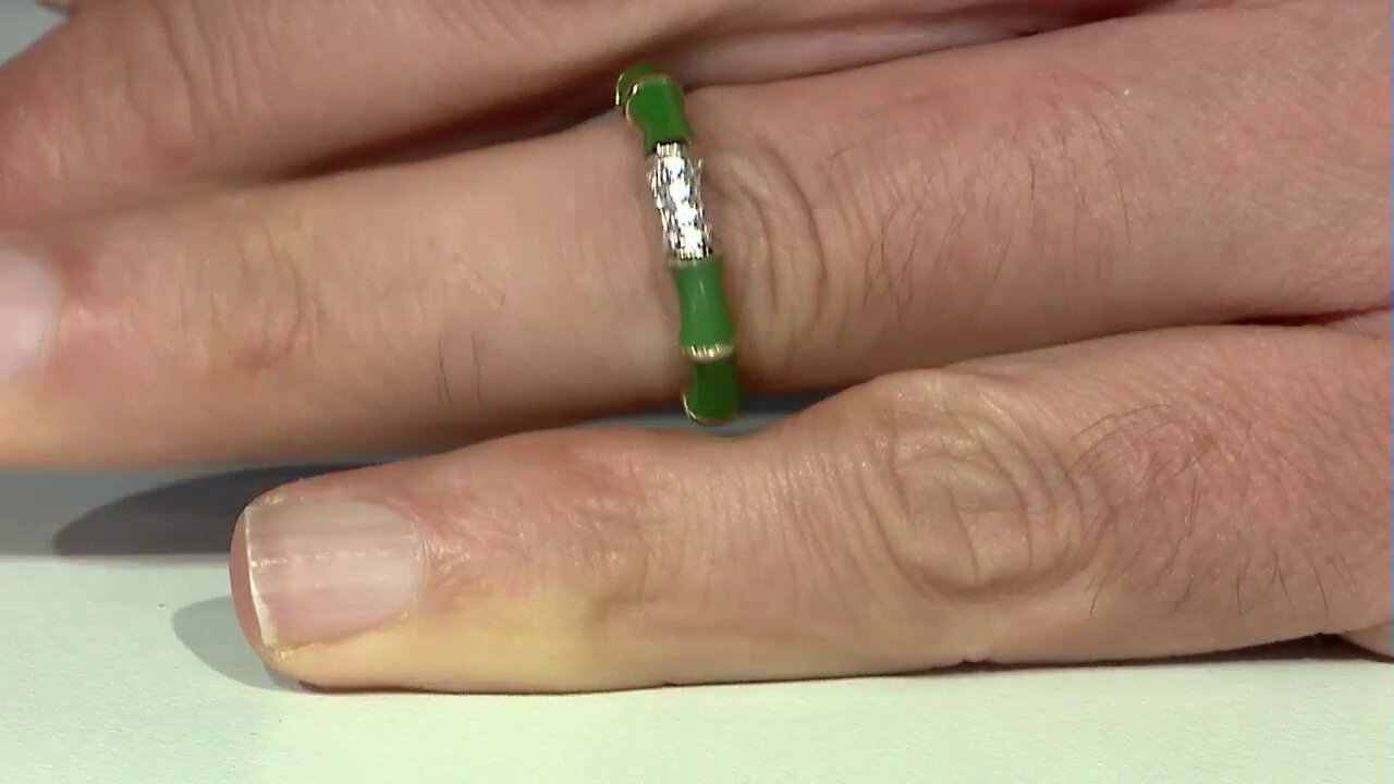 Video Bague en argent et Zircon (TPC)