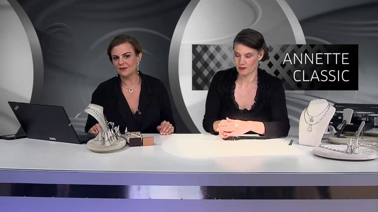 Video SI1 Argyle-Rose de France-Brillant-Silberanhänger (Annette classic)