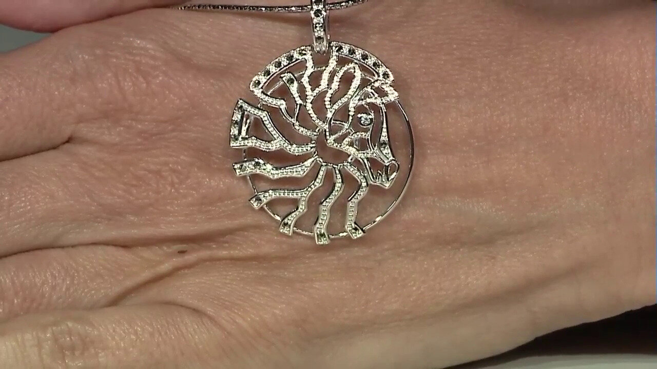 Video Zircon Silver Necklace (Annette classic)