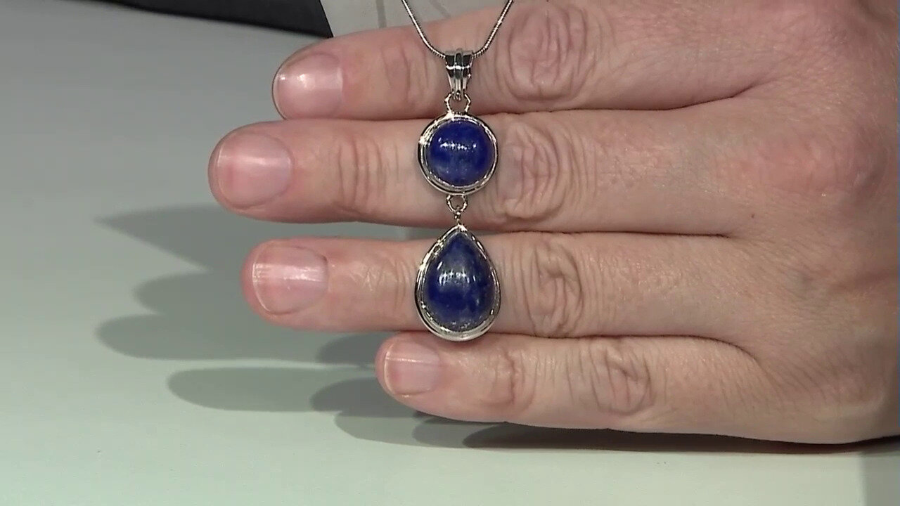 Video Lapis Lazuli Silver Pendant
