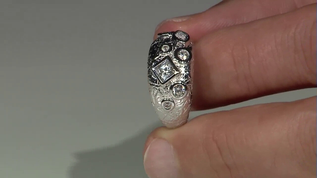 Video Zircon Silver Ring (de Melo)