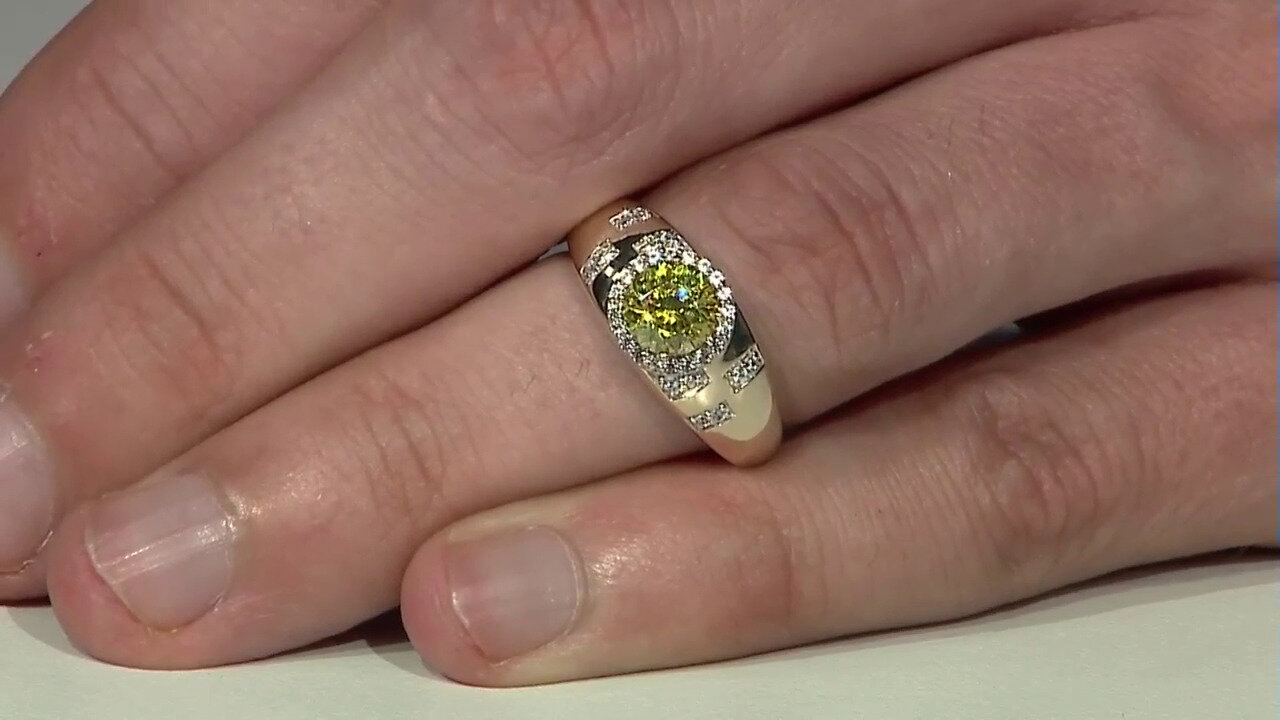 Video 9K Bulgarian Sphalerite Gold Ring (Mark Kaufman)