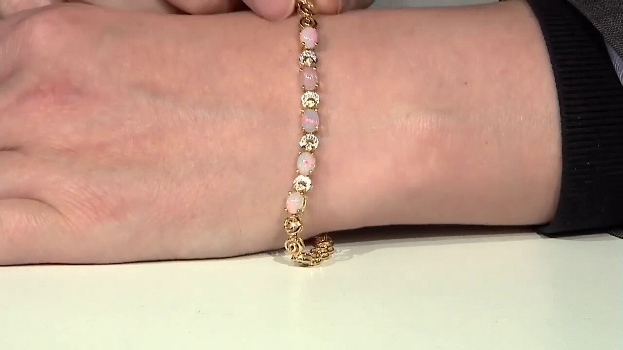 Video Welo Opal Silver Bracelet