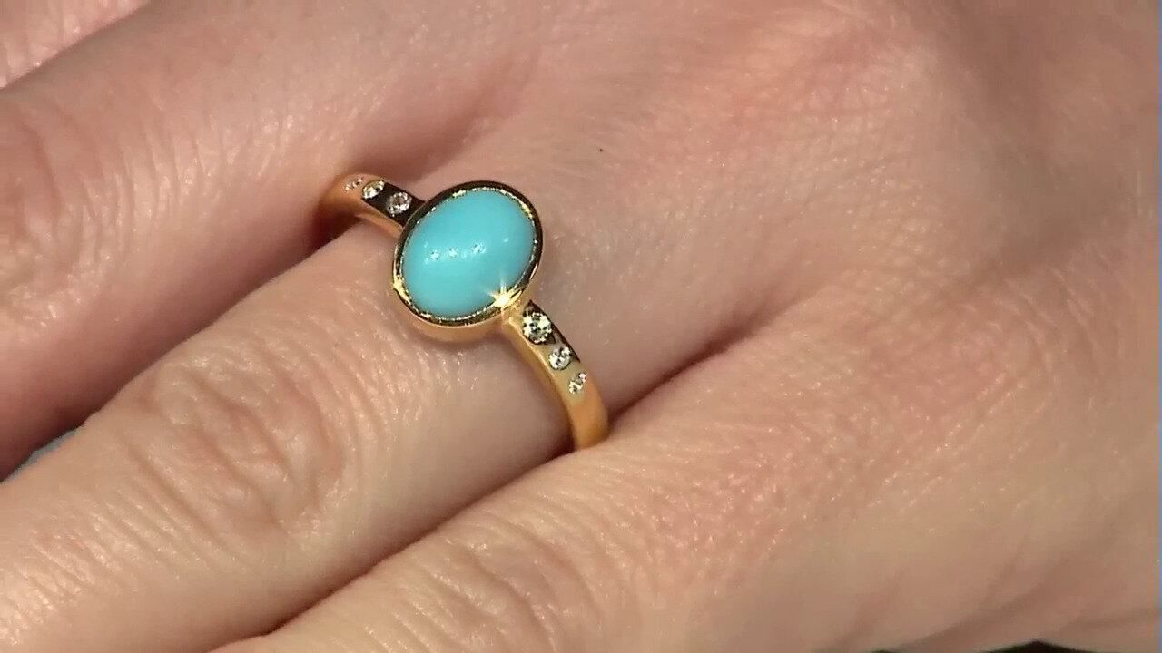 Video Sleeping Beauty Turquoise Silver Ring