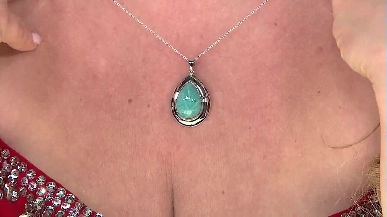 Video Amazonite Silver Necklace