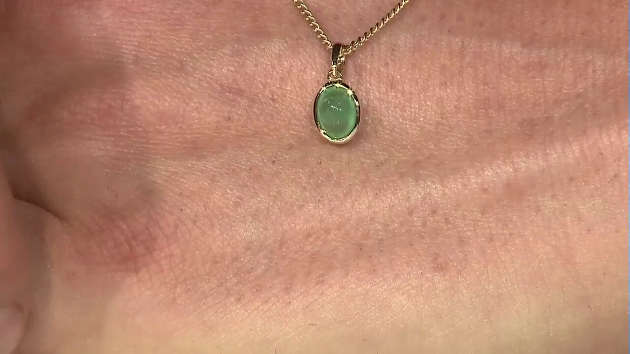 Video 9K Colombian Emerald Gold Pendant