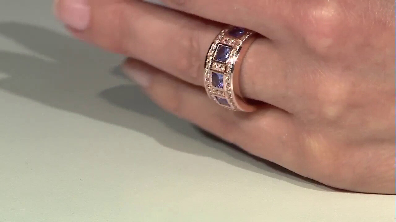 Video 9K Tanzanite Gold Ring (KM by Juwelo)