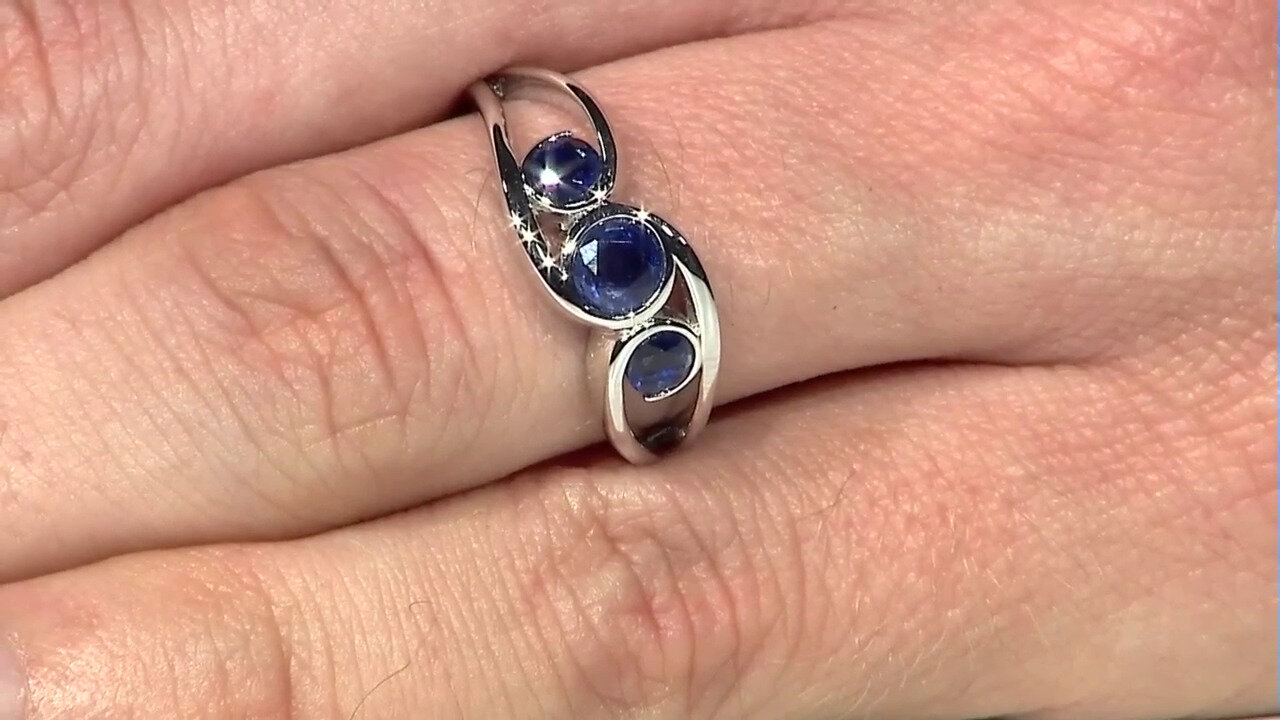 Video Zilveren ring met een kyaniet
