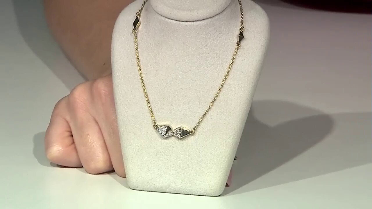 Video Zircon Silver Necklace
