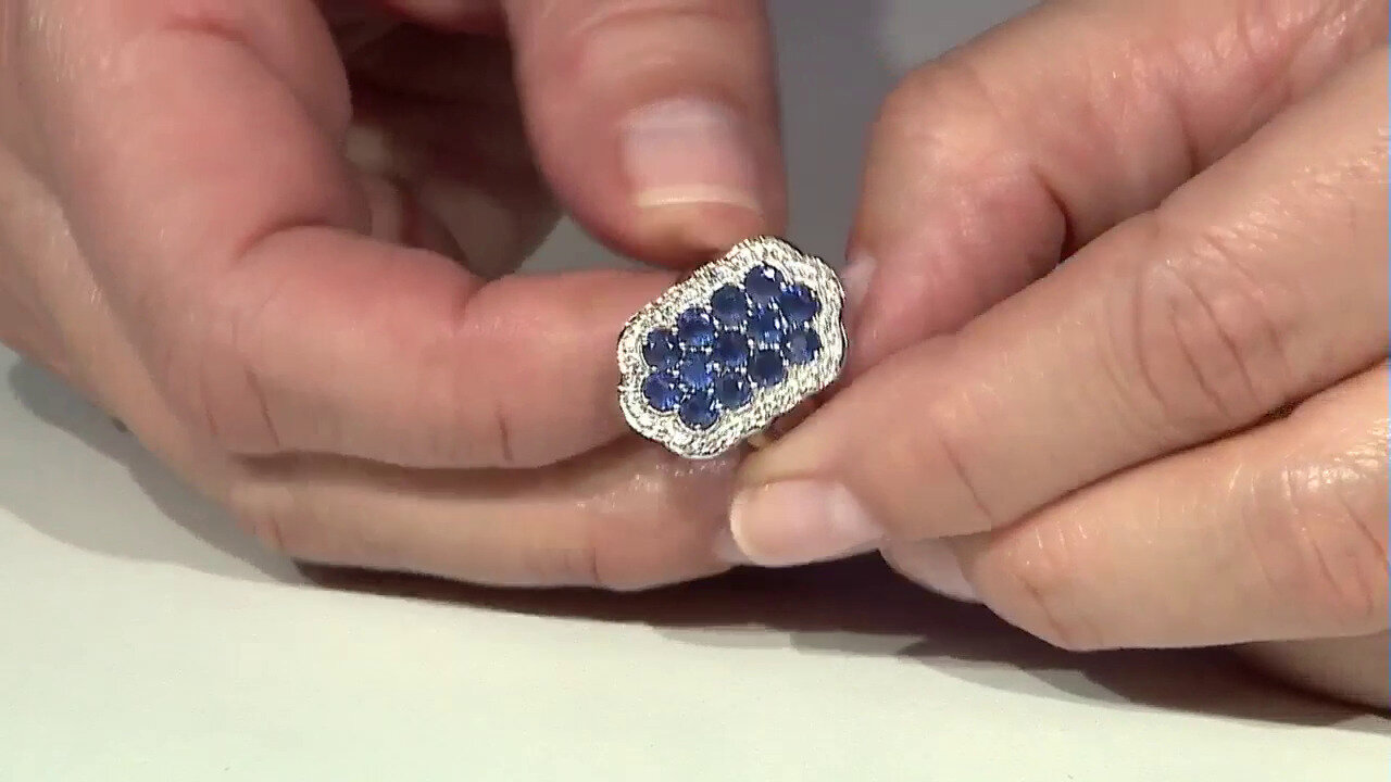 Video Bague en argent et Saphir de Kanchanaburi