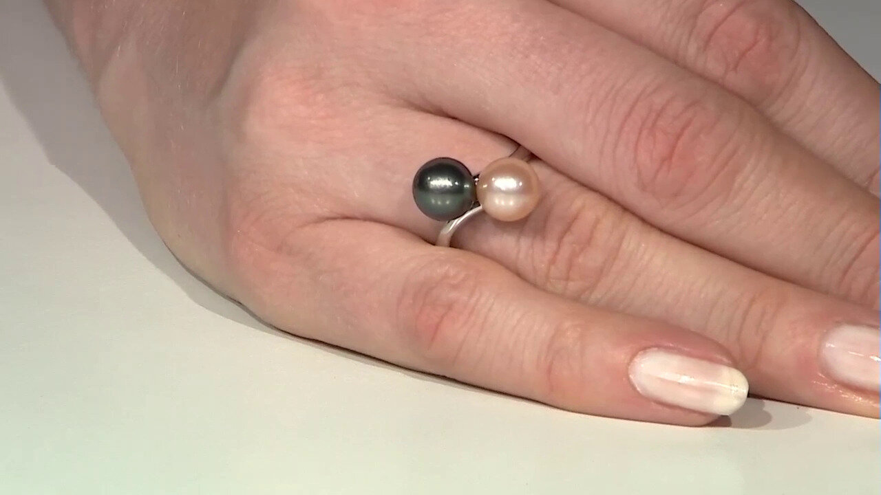 Video Anillo en plata con Perla Ming (TPC)